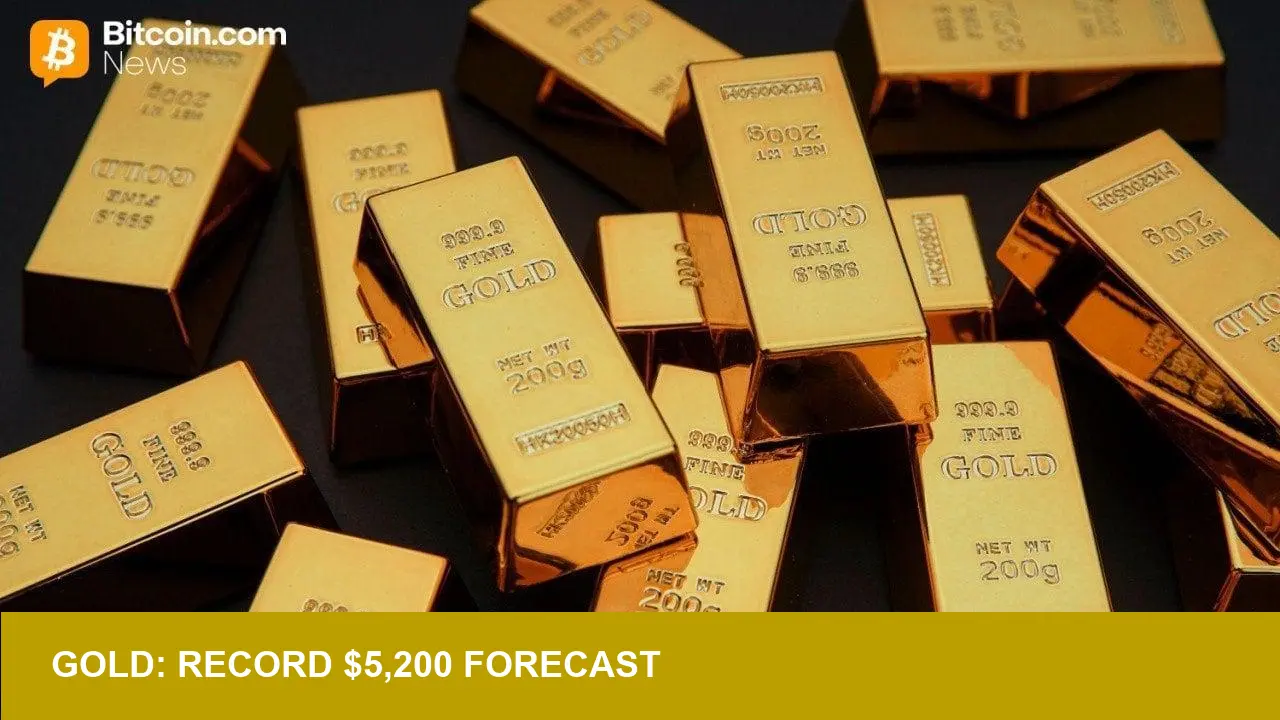 Gold's Chart Flashes a Critical Signal: Why $5,200 Is Now in Play