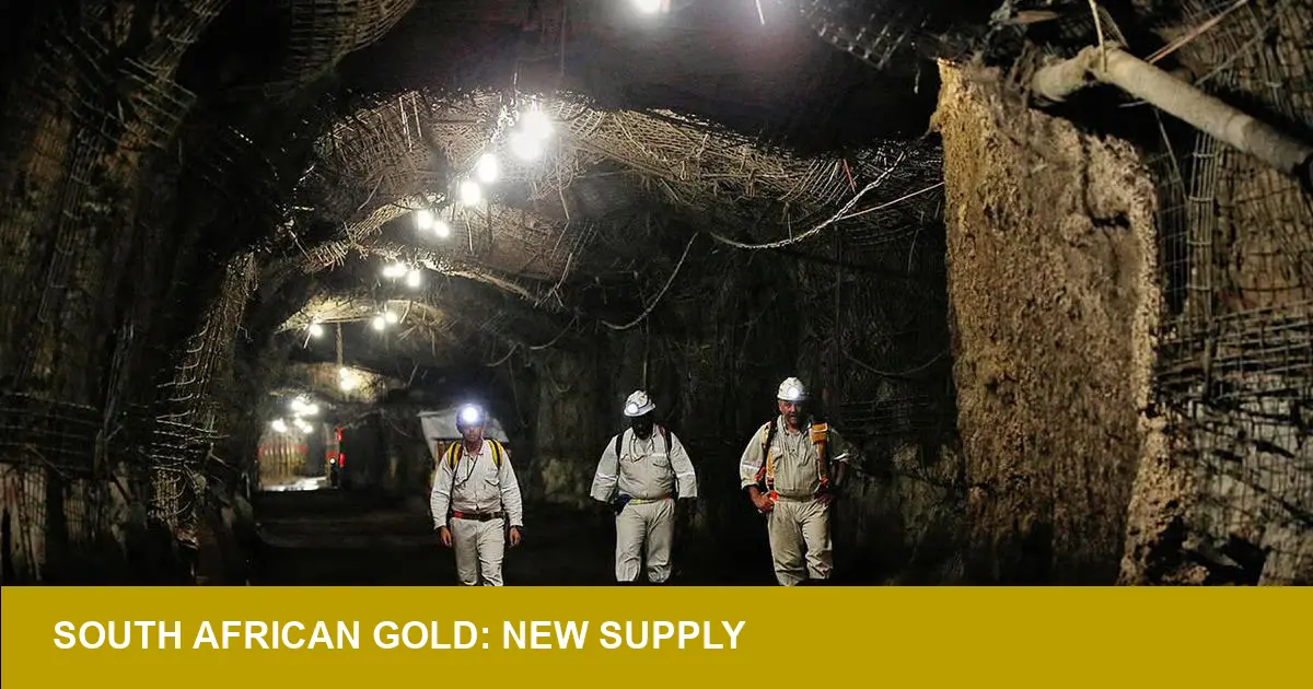 South Africa's New Gold Mine: A $90M Bet on Record Prices After 15 Years