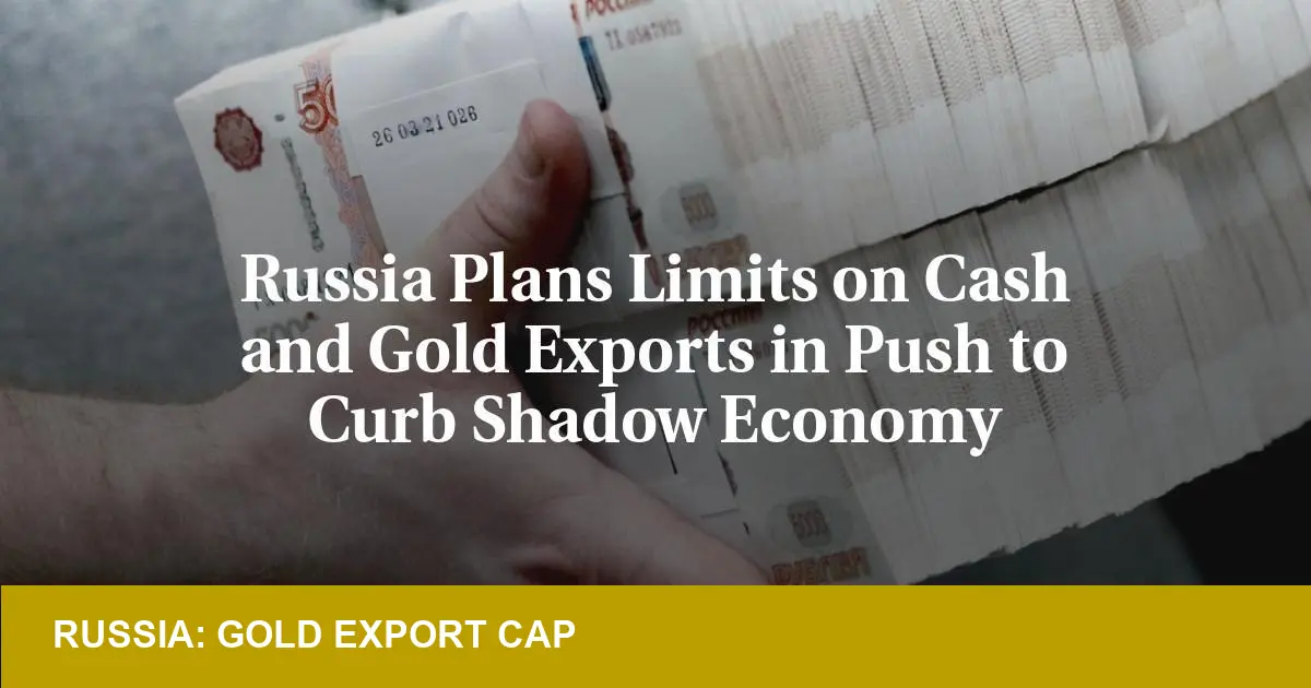 Russia Limits Gold Exports to 100g — Will US Jewelers Feel the Squeeze?