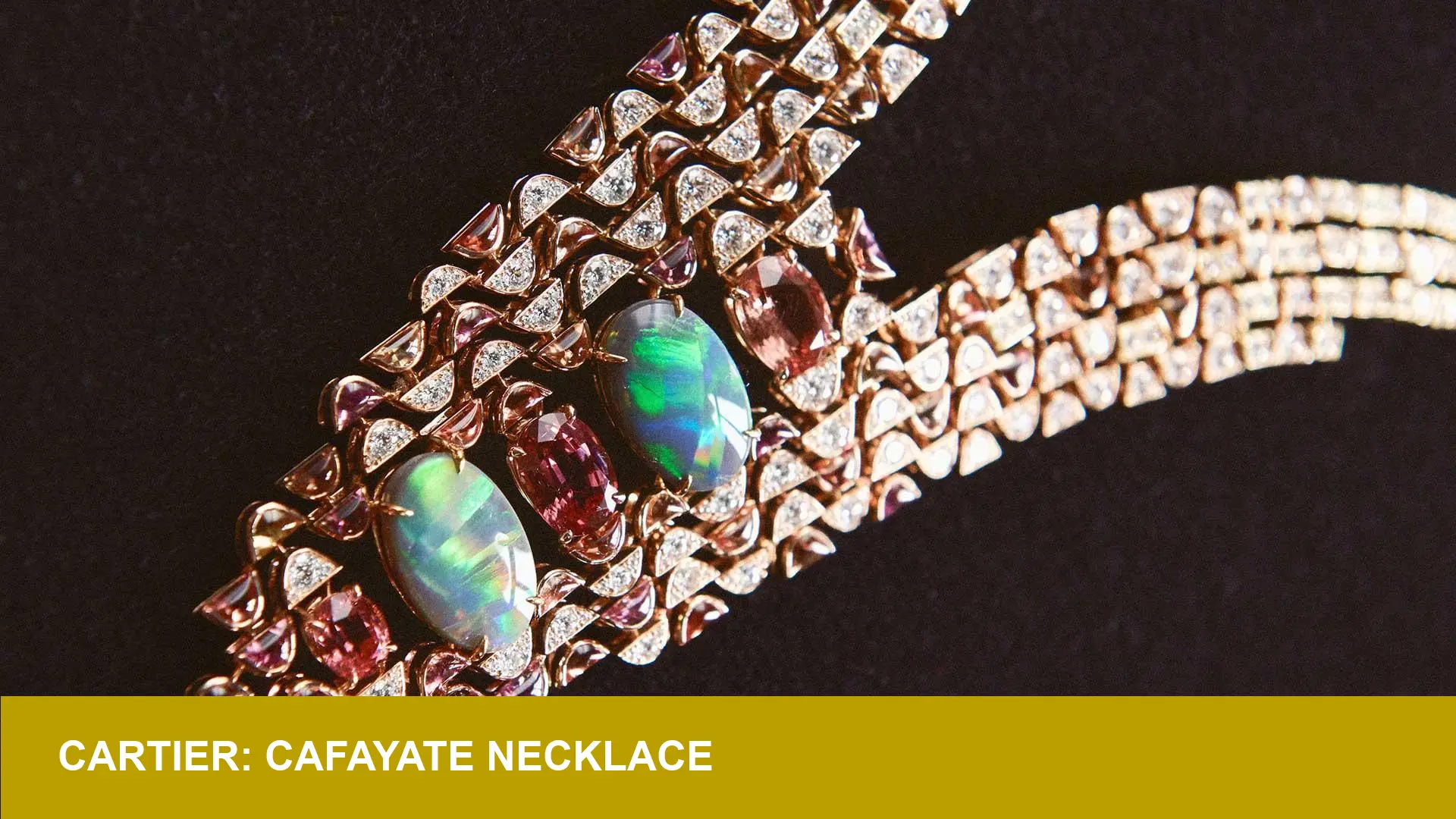 Cartier Cafayate Necklace: Two Fiery Opals — Market Signal?