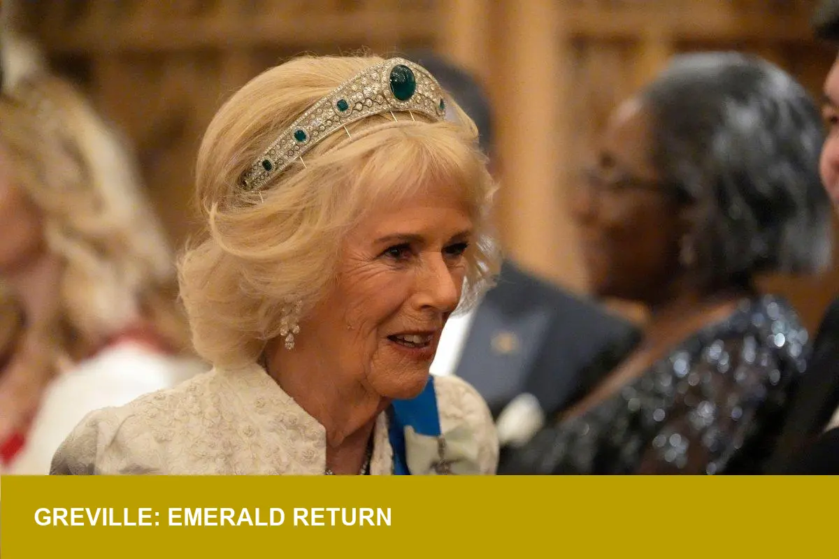 Greville Emeralds: Camilla’s Kokoshnik Debut — What It Signals?