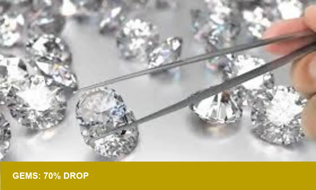 India Gems Exports Plunge 70% After US 50% Tariffs — What Now?