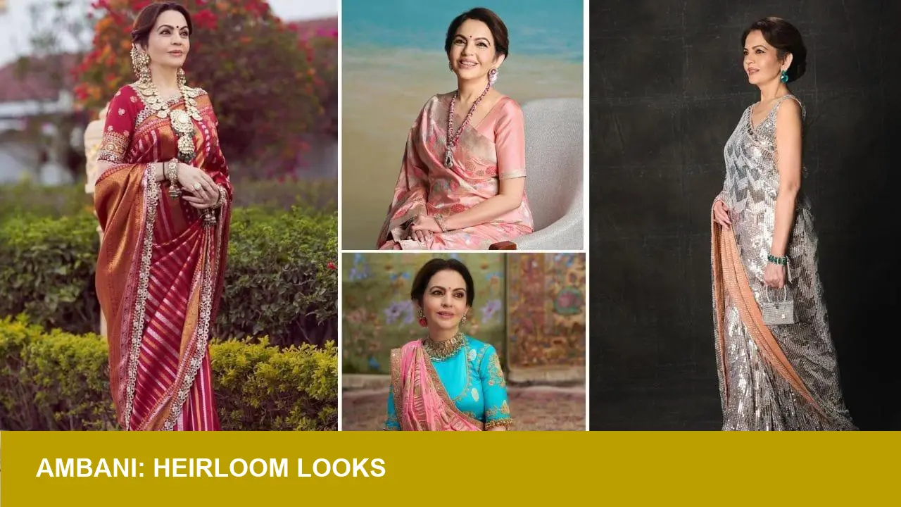 Nita Ambani’s 2025 Heirloom Sarees — What Makes Them Investment-Grade?
