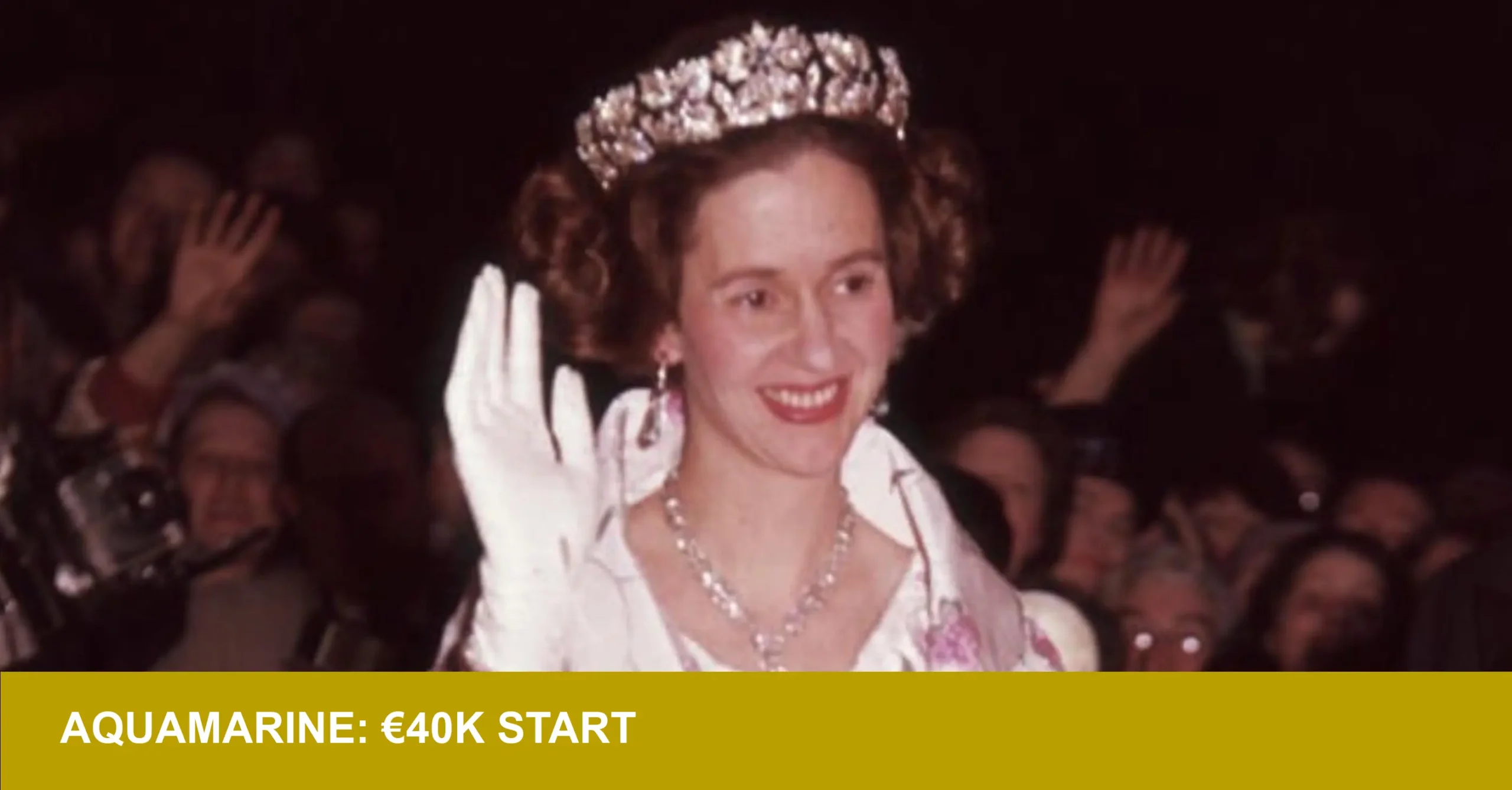 Queen Fabiola Aquamarine Parure: 120ct Pendant, €40K Start?