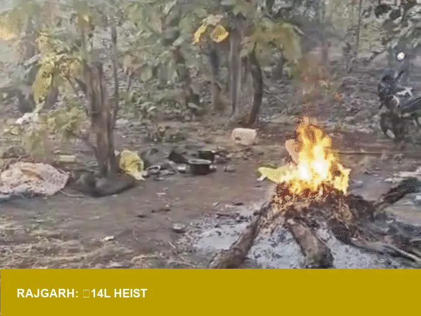 Rajgarh Sarafa Looted ₹14L — Forest Hideout, Security at Risk?