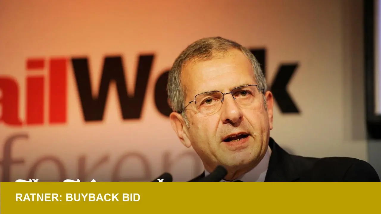 Gerald Ratner Aims to Buy H Samuel UK Arm — Can He Fix Losses?