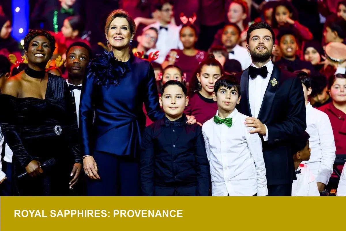 Queen Máxima's Royal Blue Sapphires — Historic Tiara Parts, Investment?