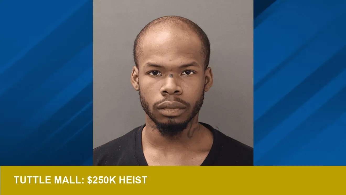 Tuttle Mall Jewelry Heist: $250K Stolen — Arrest Four Years Later?