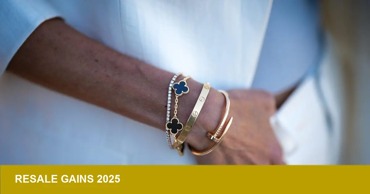 Van Cleef, Rolex and Cartier: Who's Driving 2025 Resale Premiums?