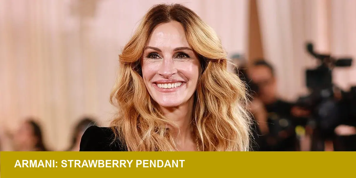 Armani Privé: Julia Roberts’ Bejeweled Strawberry — Market Signal?