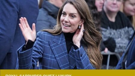 Duchess of Rothesay’s sapphires in Scotland signal quiet‑luxury cue