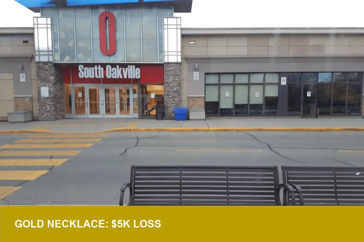 South Oakville Centre: $5,000 Gold Necklace Swapped — Why It Matters
