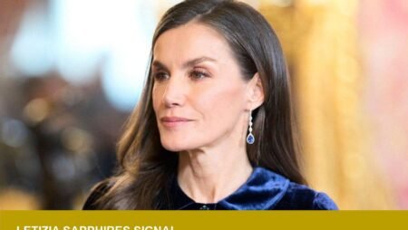 Queen Letizia’s sapphire earrings signal quiet‑luxury demand shift