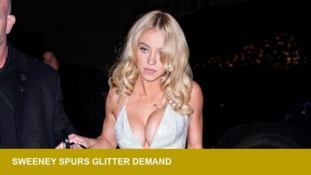Sydney Sweeney’s glittery, feathered look shifts jewelry demand