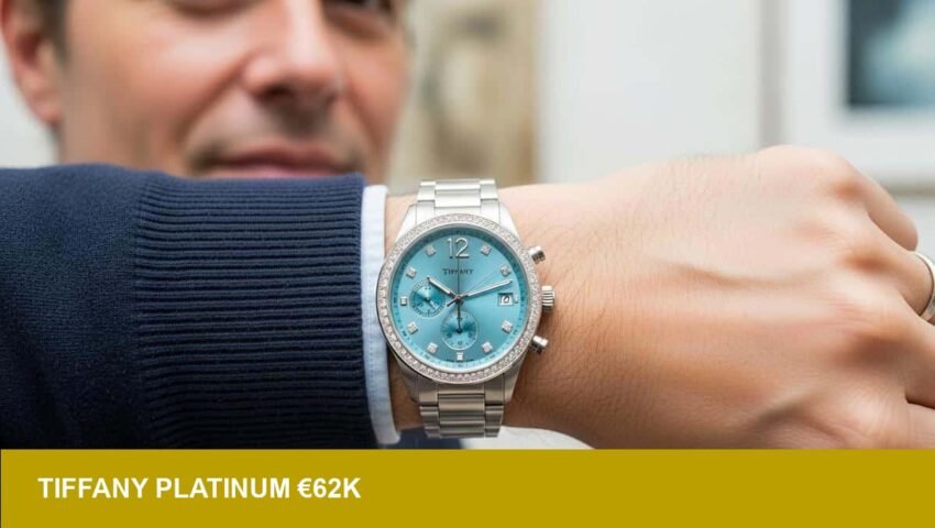 Tiffany 40mm platinum chronograph €62,000 — US collector signal