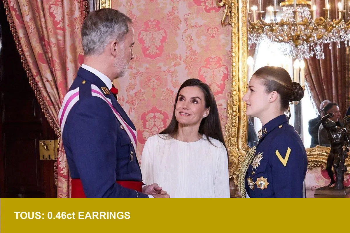 Queen Letizia Wears TOUS 0.46ct Diamond Earrings — What Next?