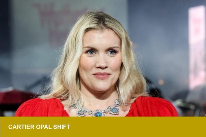 Cartier Hartington opal on Emerald Fennell signals quiet‑luxury turn