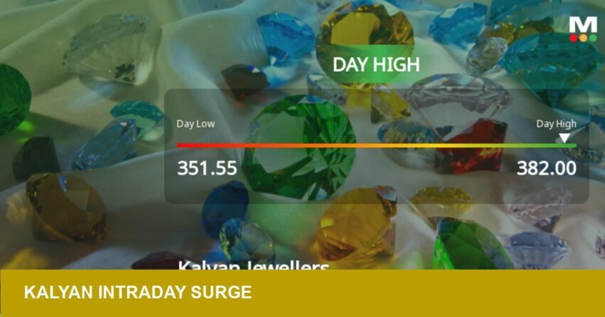 Kalyan Jewellers climbs 5.46% to Rs 375.5 — Indian cue for investors