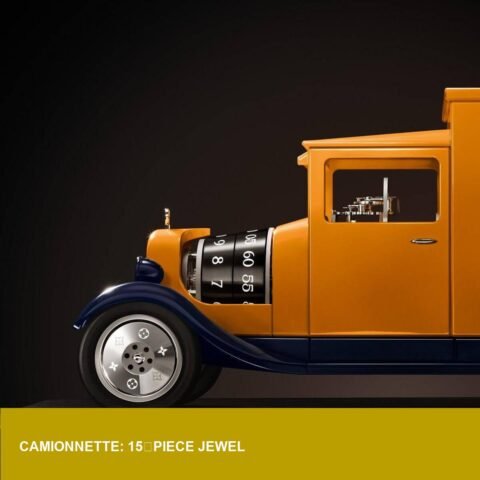 Louis Vuitton Camionnette: 15‑piece jeweled clock tests collector demand
