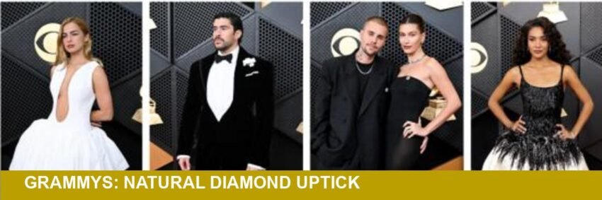 Natural diamonds dominate Grammys — will retail demand follow?