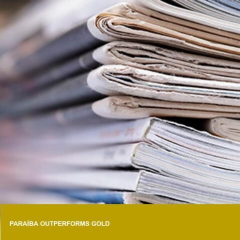 Paraíba tourmaline outpaces gold; Dubai tests diamond blockchain