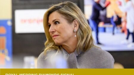 Queen Máxima wears wedding diamonds in Rotterdam — bridal signal