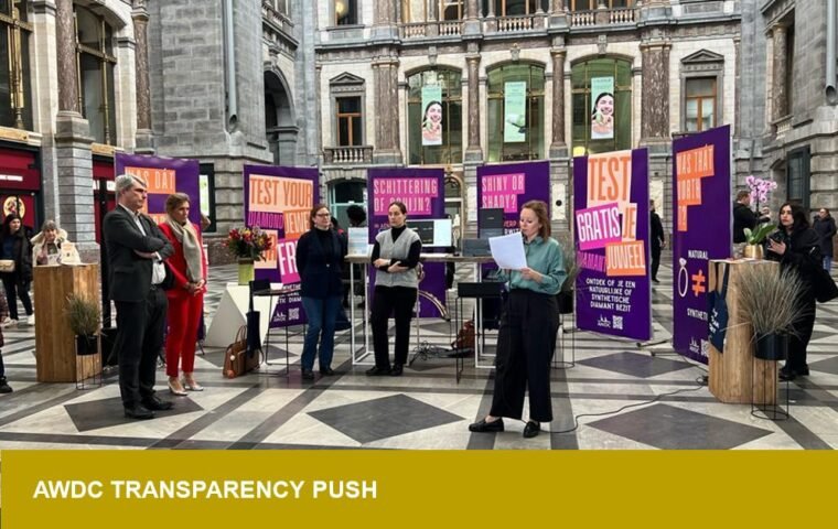 AWDC demands lab‑created diamond disclosure; pricing question