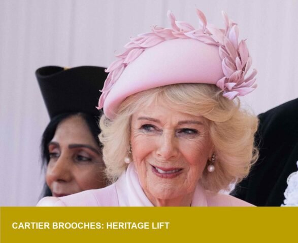 Cartier brooches worn by Camilla recall Elizabeth — heritage lift?