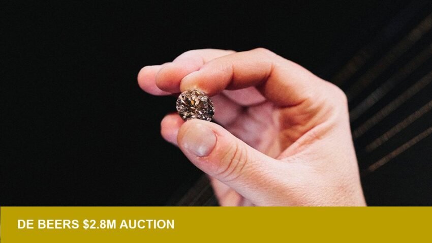 De Beers 28.88ct Jwaneng diamond at $2.8M — demand test