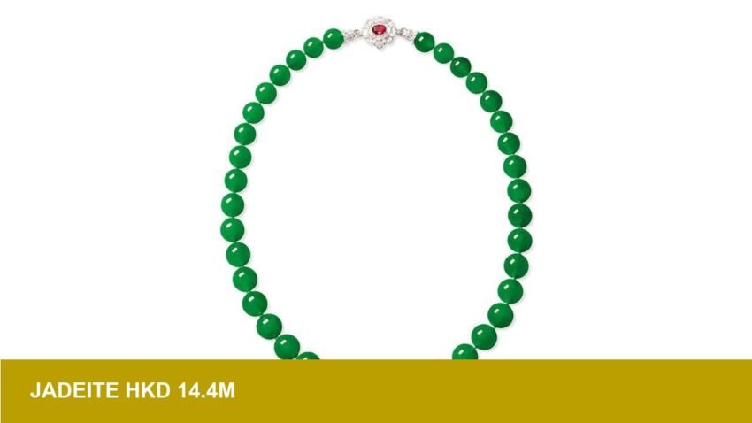 Poly Auction jadeite necklace sells HKD 14.4m — a market signal